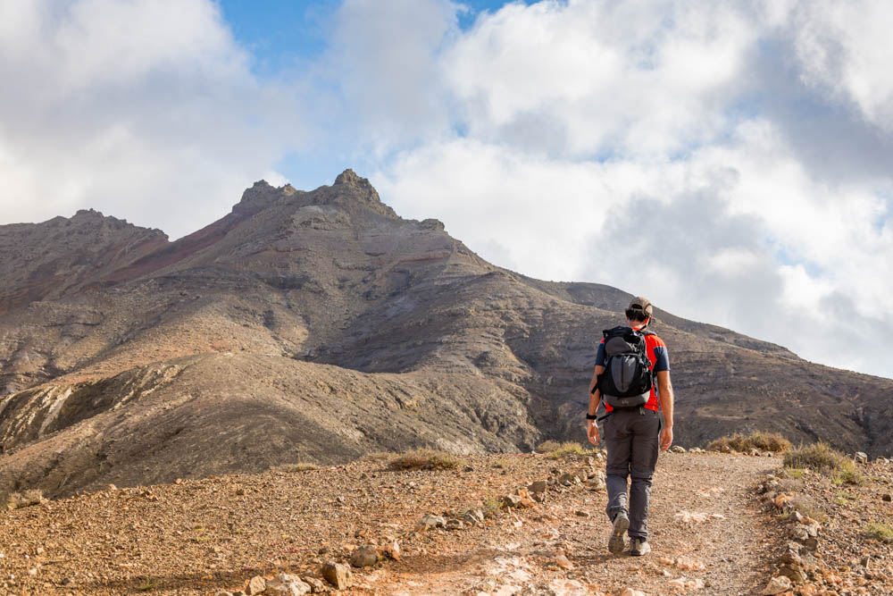 Senderismo en la montaña de El  Cardón Fuerteventura